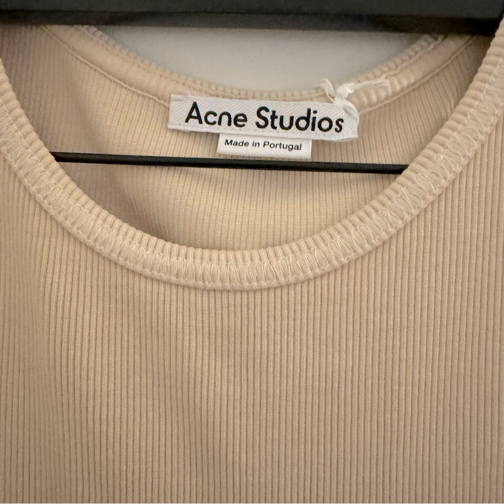 Acne Studios Ribbed Tank Top - Picture 2 of 8